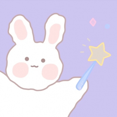 微信QQ卡通头像江孑可爱兔子简笔画手绘图片